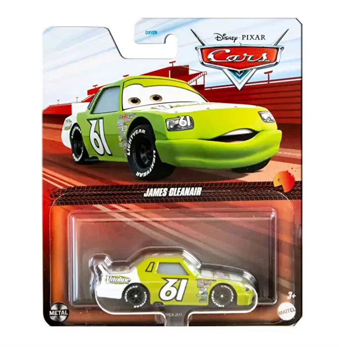 Disney Cars - Disney Cars 1/64 James Cleanair GBY04 Disney Cars - Disney Cars 1/64 James Cleanair GBY04