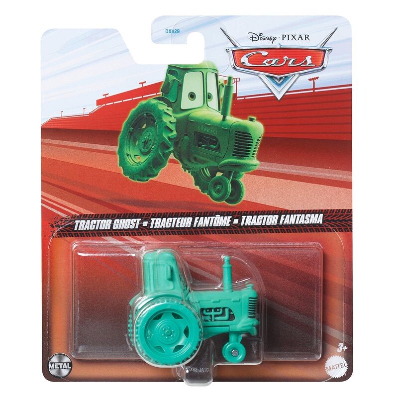 Disney Cars - Disney Cars 1/64 Tractor Ghost- Tracteur Fantome- Tractor Fantasma HTX88 Disney Cars - Disney Cars 1/64 Tractor Ghost- Tracteur Fantome- Tractor Fantasma HTX88