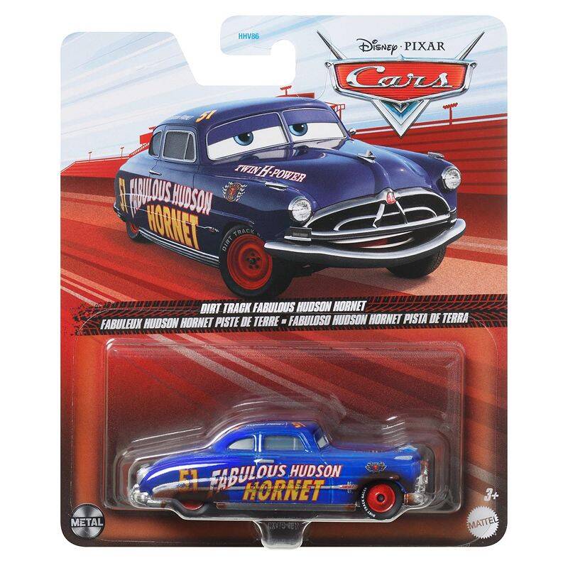 Disney Cars 1/64 Dirt Track Fabulous Hudson Hornet DXV70