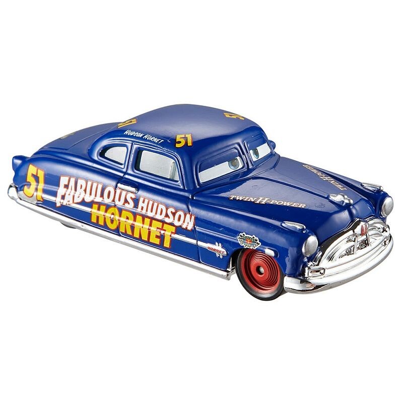 Disney Cars 1/64 Dirt Track Fabulous Hudson Hornet DXV70 - Thumbnail