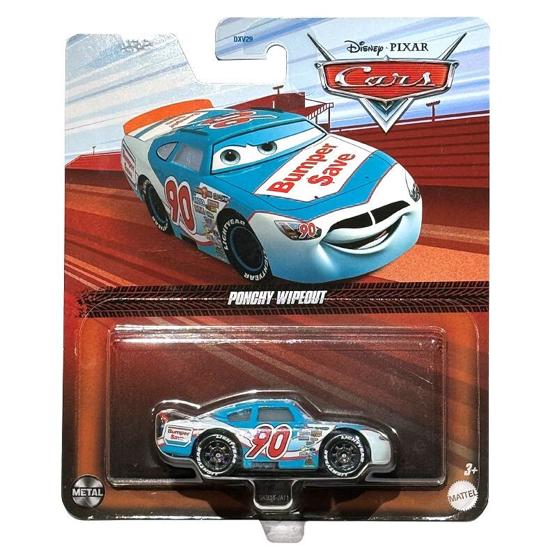 Disney Cars 1/64 Ponchy Wipeout GKB38 - Thumbnail