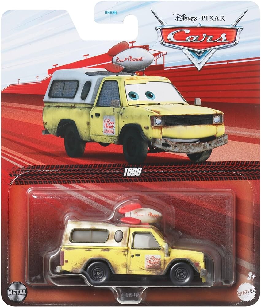 Disney Cars 1/64 Todd BHN55 - Thumbnail