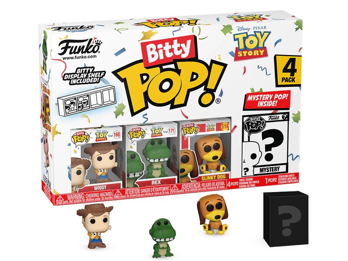 Funko Pop - Funko Bitty Pop 4- Pack Disney Toy Story- Woodys 20232-7160