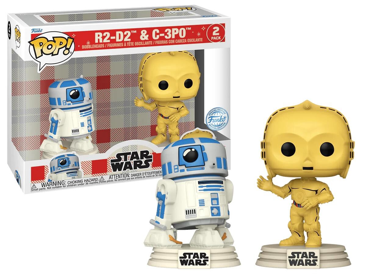 Funko Pop - Funko Pop 2- Pack Disney 100th Star Wars Retro Reimagined- R2-D2 & C-3po Special Edition 20247-7152 Funko Pop - Funko Pop 2- Pack Disney 100th Star Wars Retro Reimagined- R2-D2 & C-3po Special Edition 20247-7152
