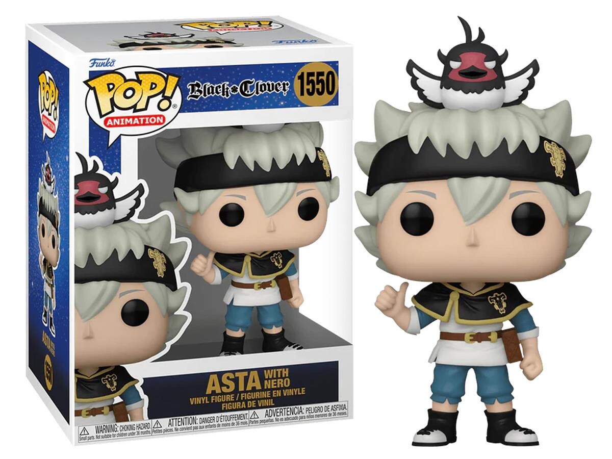 Funko Pop - Funko Pop ANIMATION BLACK CLOVER - ASTA WITH NERO NO:1550 20373-7338