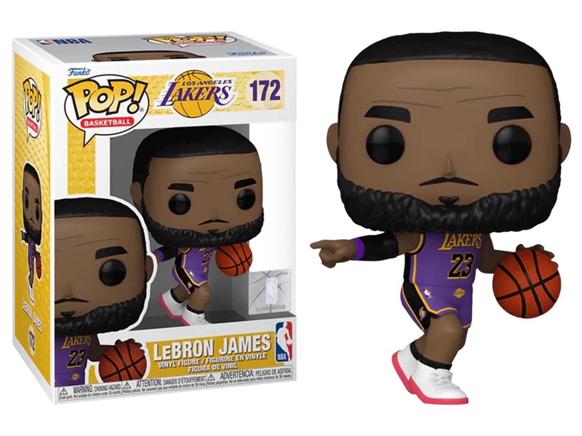 Funko Pop - Funko Pop BASKETBALL NBA LOS ANGELES LAKERS - LEBRON JAMES NO:172 20392-7357