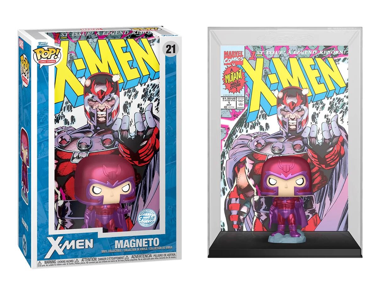 Funko Pop - Funko Pop Comic Covers: Marvel X-Men- Magneto Special Edition No:21 20267-7139