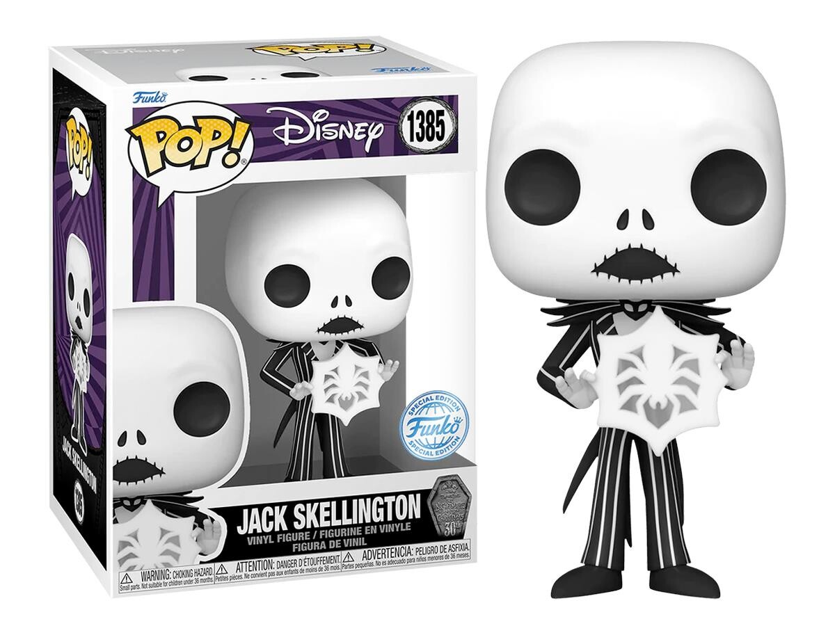 Funko Pop - Funko Pop Disney The Nightmare Before Christmas 30th- Jack Skellington with Snowflake 19761-6738