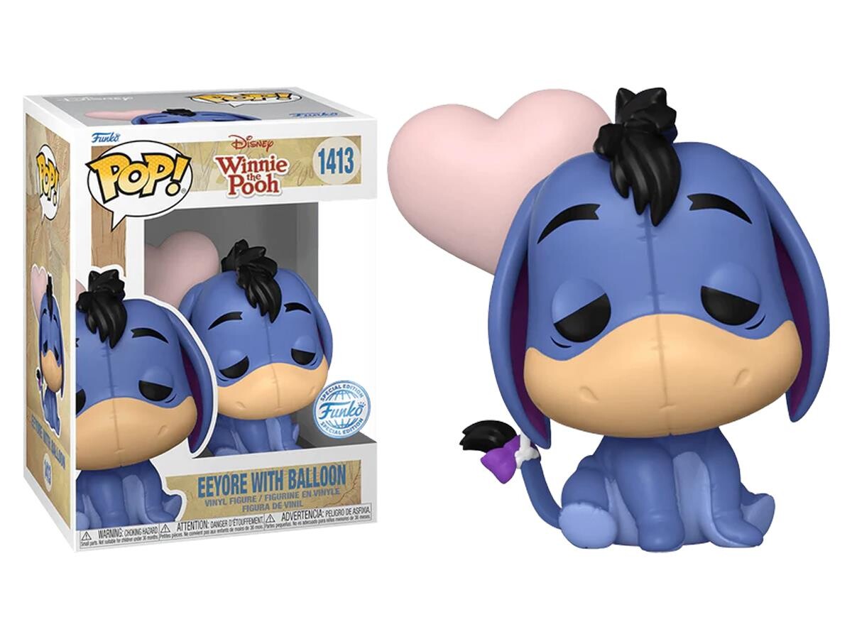 Funko Pop - Funko Pop DISNEY WINNIE THE POOH - EEYORE WITH BALLOON TRANSLUCENT SPECIAL EDITION NO: 20408-7373