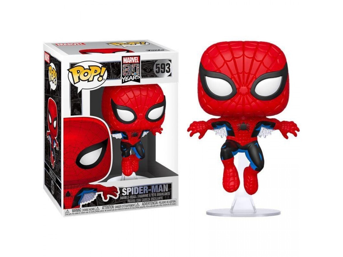 Funko Pop - Funko Pop MARVEL 80 YEARS SPIDER-MAN FIRST APPEARANCE NO:593 18712-5623