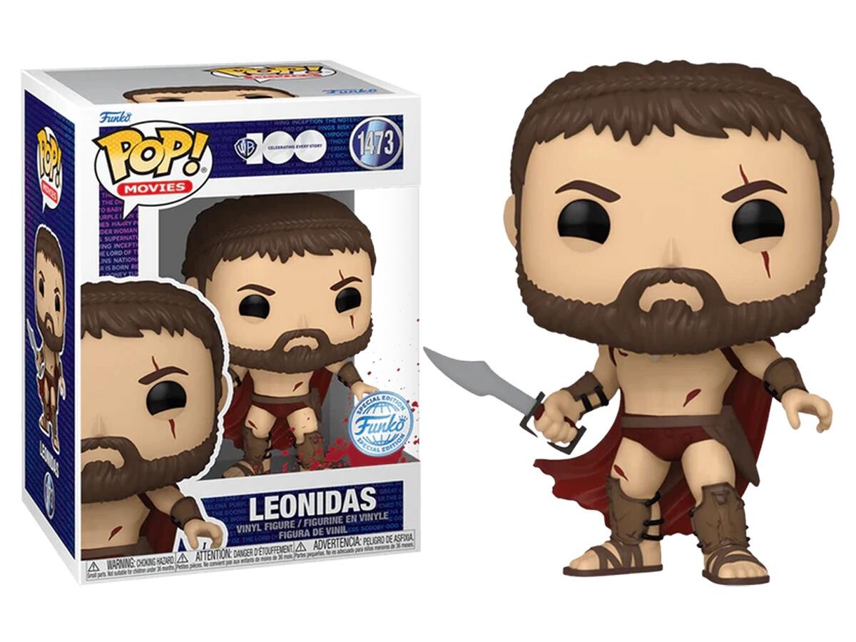 Funko Pop - Funko Pop Movies 300 The Movie- Leonidas Bloody Special Edition No:1473 20437-7402
