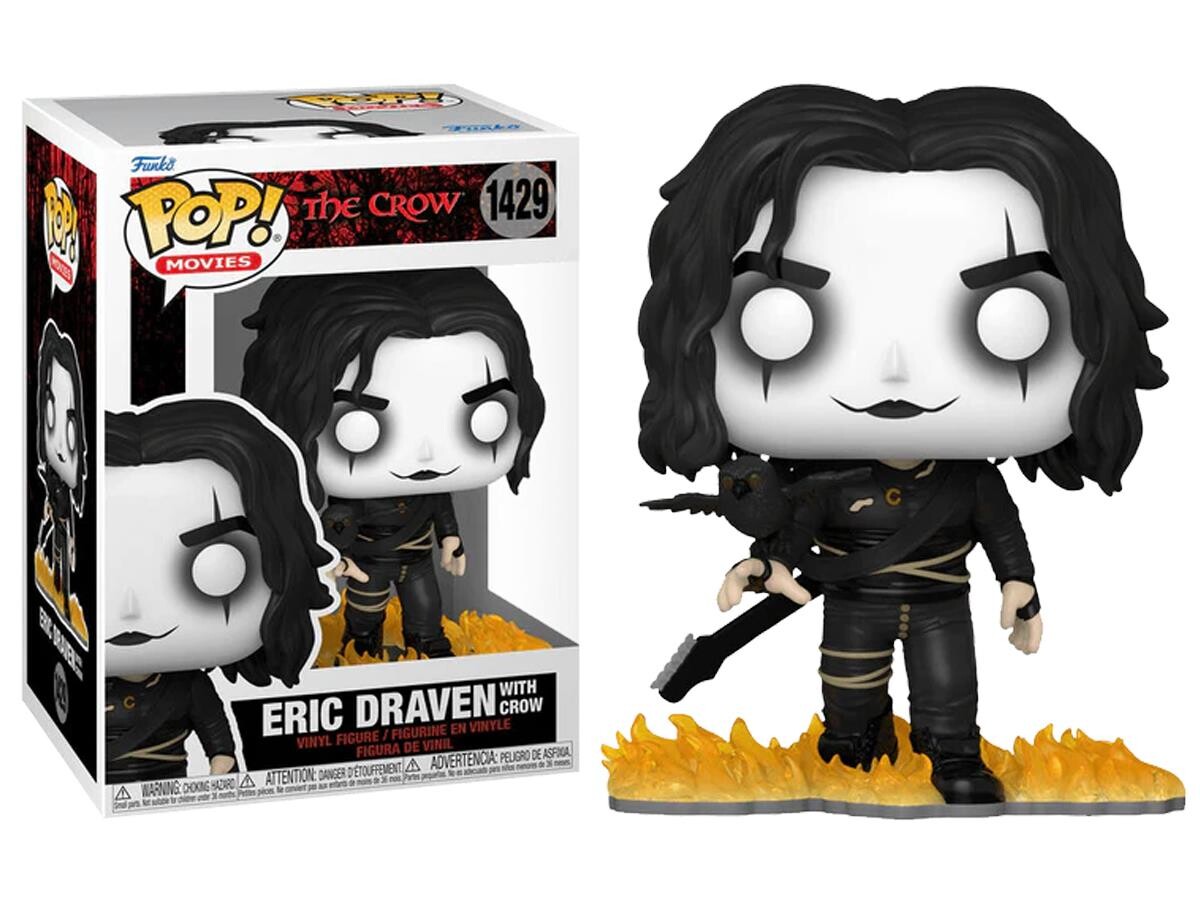 Funko Pop - Funko Pop MOVIES THE CROW - ERIC DRAVEN WITH CROW NO:1429 20609-7485