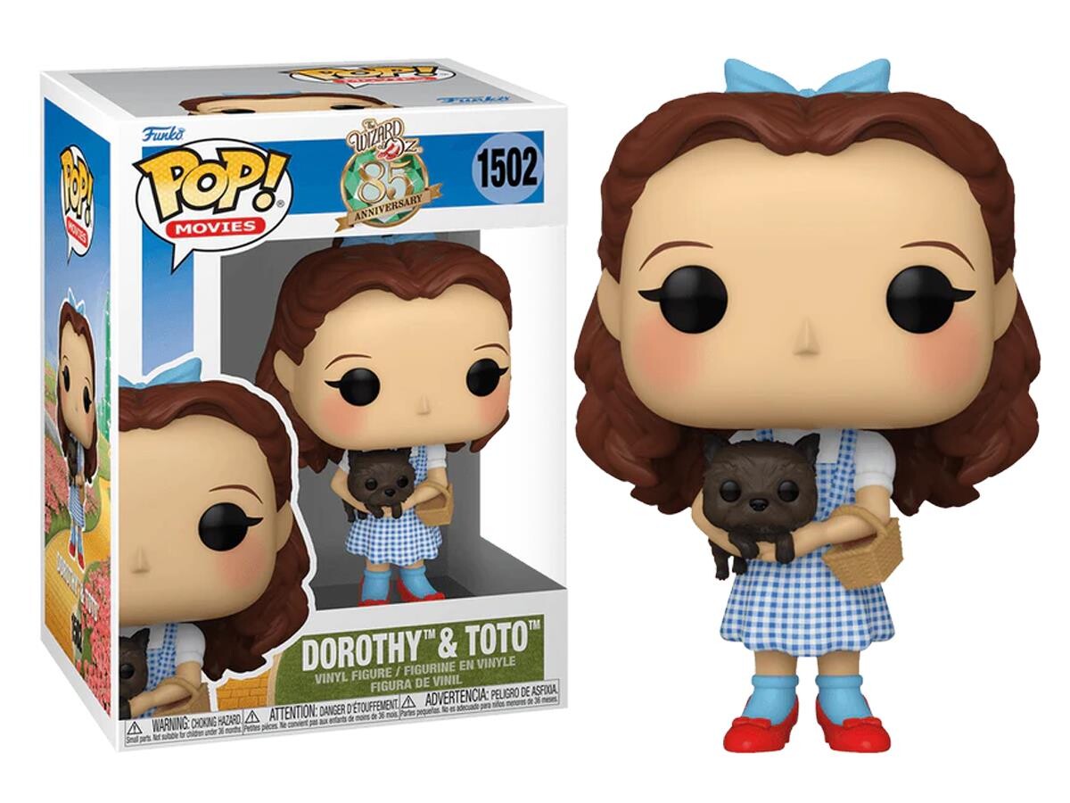 Funko Pop - Funko Pop MOVIES THE WIZARD OF OZ - DOROTHY & TOTO NO:1502 20439-7404