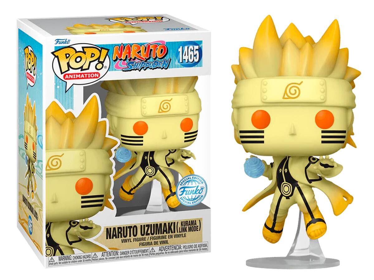 Funko Pop - Funko Pop Naruto Shippuden Naruto Uzumaki Kurama Link Mode* Special Edition 19843-6820 Funko Pop - Funko Pop Naruto Shippuden Naruto Uzumaki Kurama Link Mode* Special Edition 19843-6820
