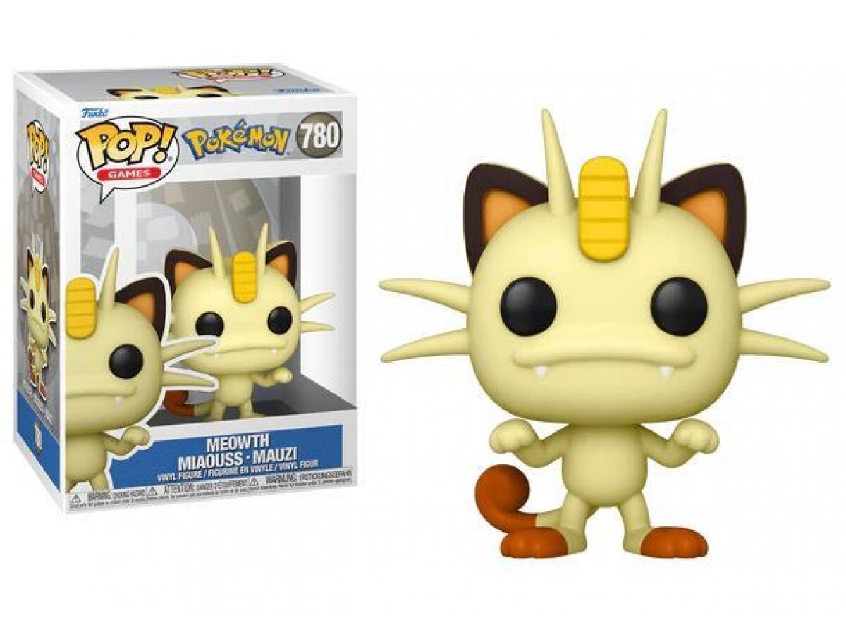Funko Pop - Funko Pop: Pokemon Meowth No:780 19876-6853 Funko Pop - Funko Pop: Pokemon Meowth No:780 19876-6853