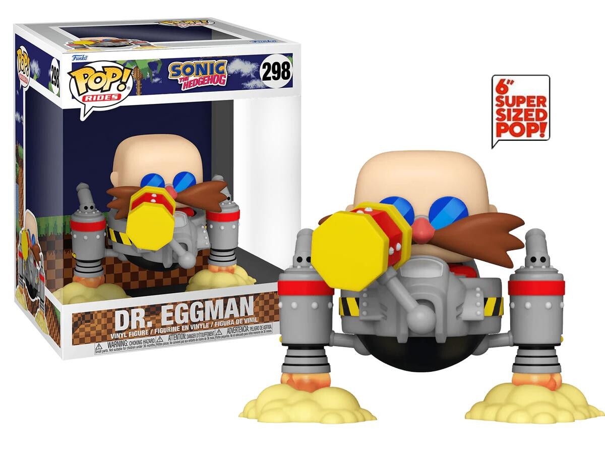 Funko Pop - Funko Pop RIDES: SONIC THE HEDGEHOG - DR. EGGMAN NO:298 20346-7311