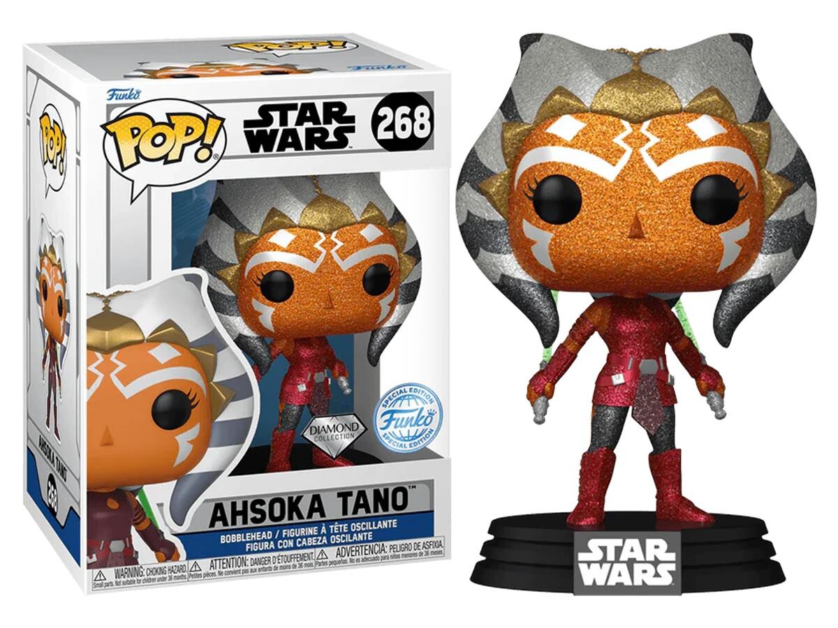Funko Pop - Funko Pop Star Wars Ahsoka Tano Diamond Collection Special Edition No:268 20452-7417
