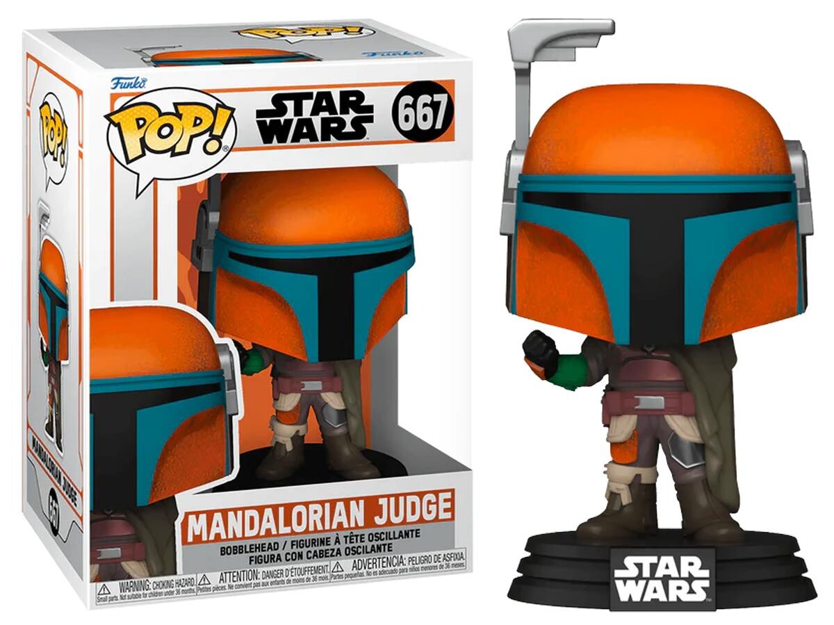 Funko Pop - Funko Pop STAR WARS THE MANDALORIAN - MANDALORIAN JUDGE NO:667 BOBBLE-HEAD 20400-7365