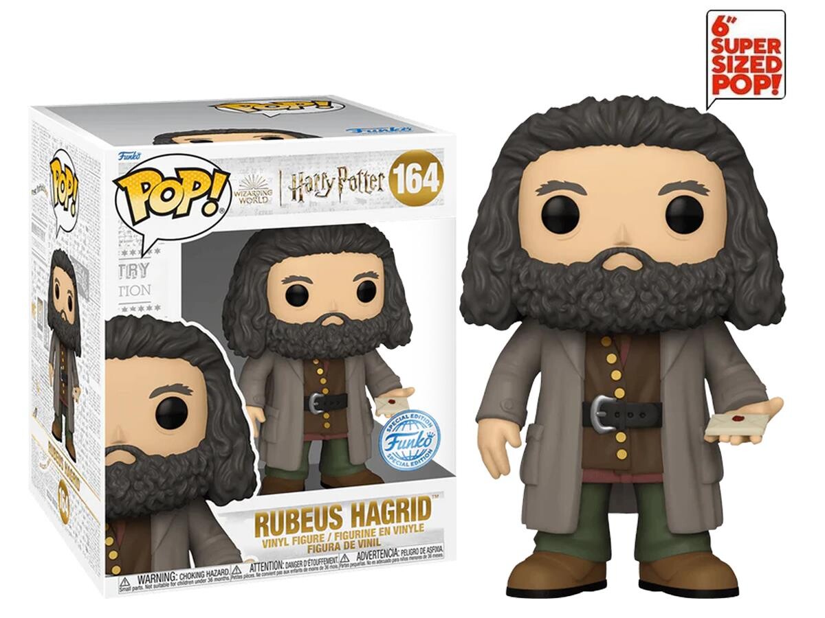 Funko Pop - Funko Pop Super Harry Potter - Hagrid With Letter Special Edition No:164