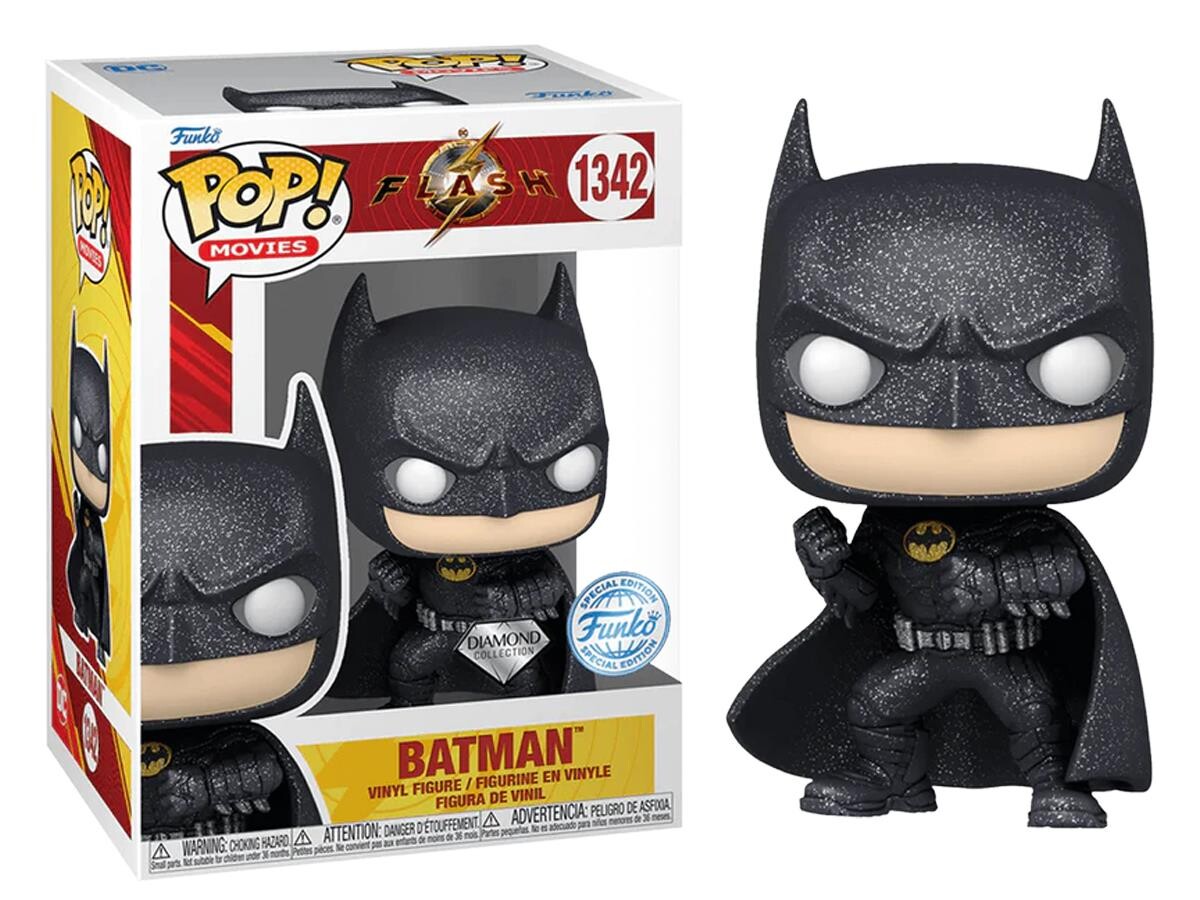 Funko Pop - Funko Pop THE FLASH - BATMAN KEATON DIAMOND GLITTER SPECIAL EDITION NO:1342 20288-7108