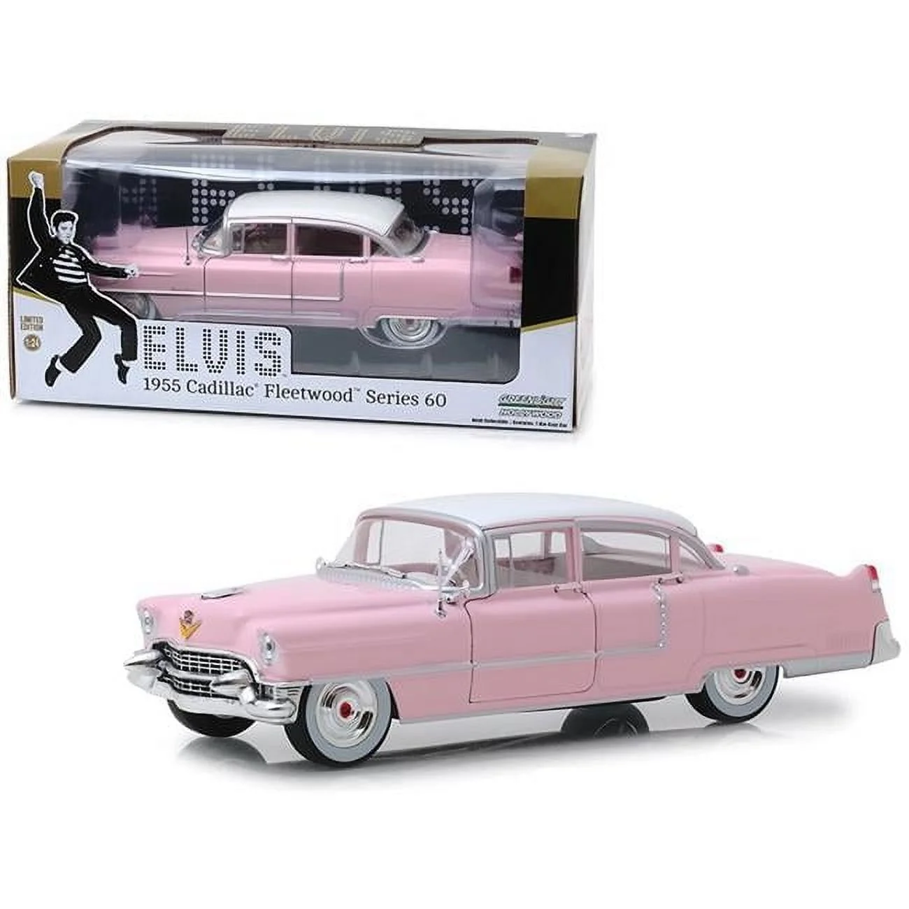 Greenlight - Greenlight 1/24 Elvis Presley (1935-77) - 1955 Cadillac Fleetwood Series 60  Greenlight - Greenlight 1/24 Elvis Presley (1935-77) - 1955 Cadillac Fleetwood Series 60