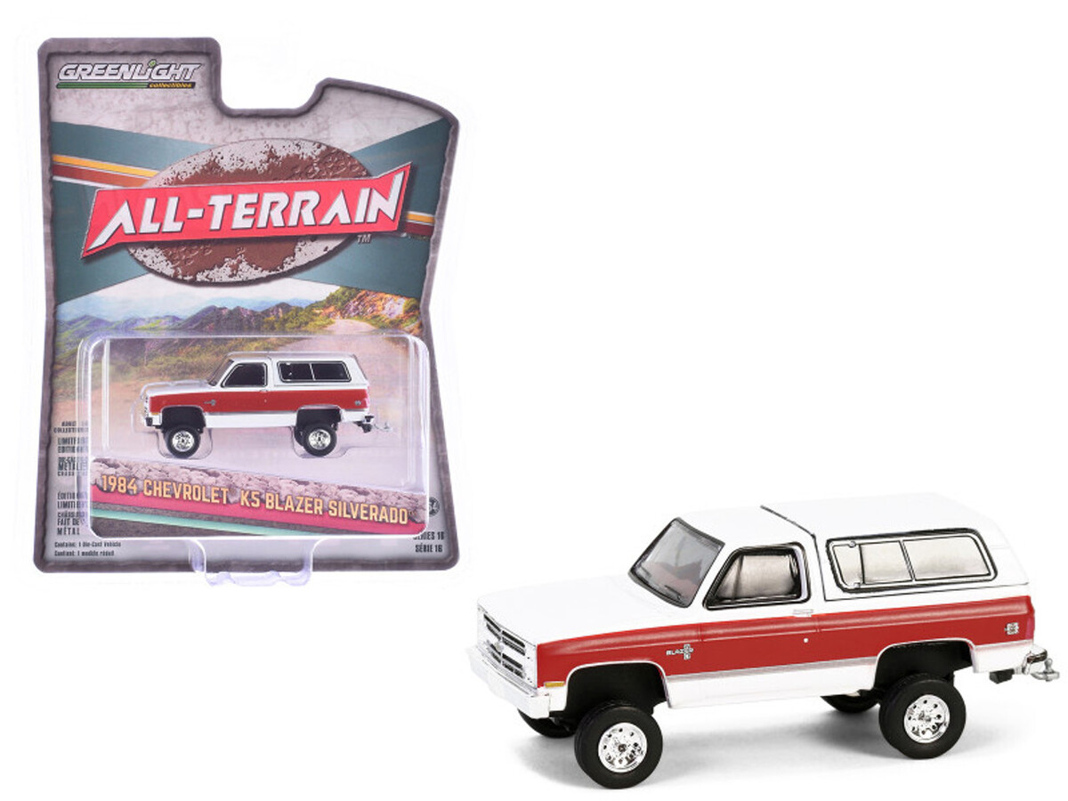 Greenlight - Greenlight 1/64 All-Terrain Series 16- 1984 Chevrolet K5 Blazer Silverado 35290-E Greenlight - Greenlight 1/64 All-Terrain Series 16- 1984 Chevrolet K5 Blazer Silverado 35290-E