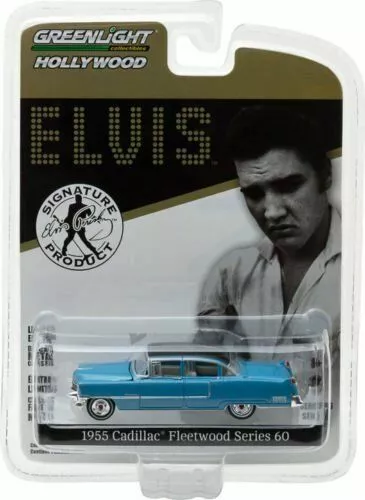 Greenlight - Greenlight 1/64 Hollywood Series 16 - Elvis Presley (1935-77) - 1955 Cadillac Fleetwood Series 60  Greenlight - Greenlight 1/64 Hollywood Series 16 - Elvis Presley (1935-77) - 1955 Cadillac Fleetwood Series 60