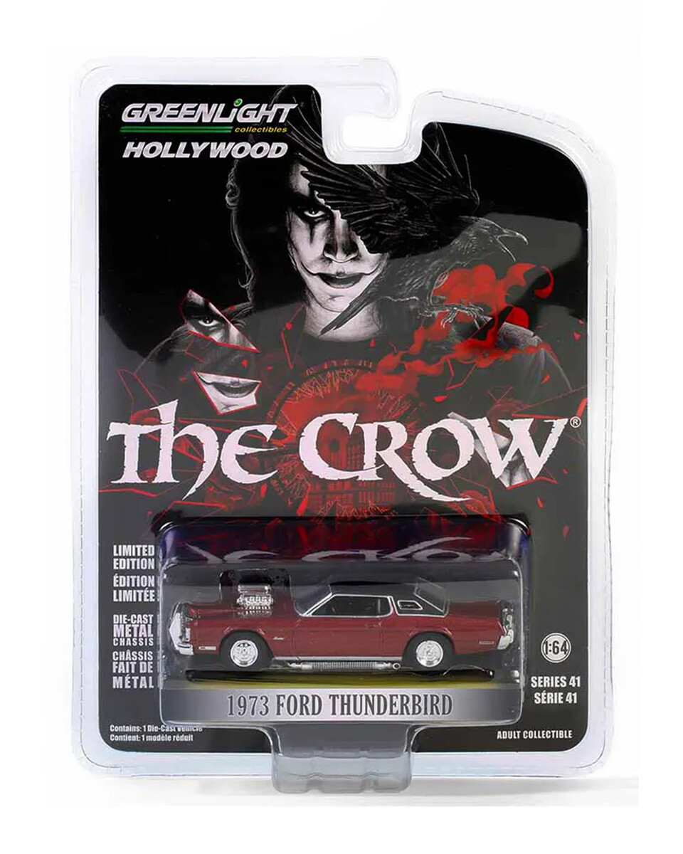 Greenlight - Greenlight 1/64 Hollywood Series 41- T-Bird’s 1973 Ford Thunderbird with Supercharger - The Crow (1994) 62020-D Greenlight - Greenlight 1/64 Hollywood Series 41- T-Bird’s 1973 Ford Thunderbird with Supercharger - The Crow (1994) 62020-D