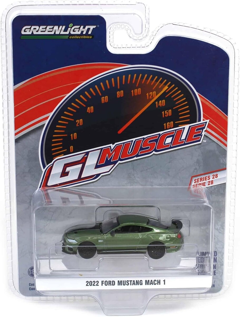 Greenlight - Greenlight 1/64 Muscle Series 28- 2022 Mustang Mach 13350-F