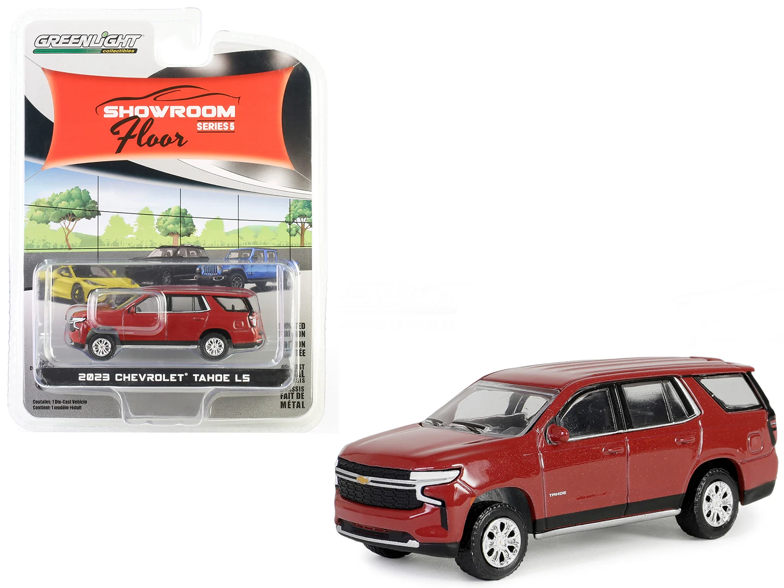 Greenlight - Greenlight 1/64 Showroom Floor Series 5- 2023 Chevrolet Tahoe LS 68050-D
