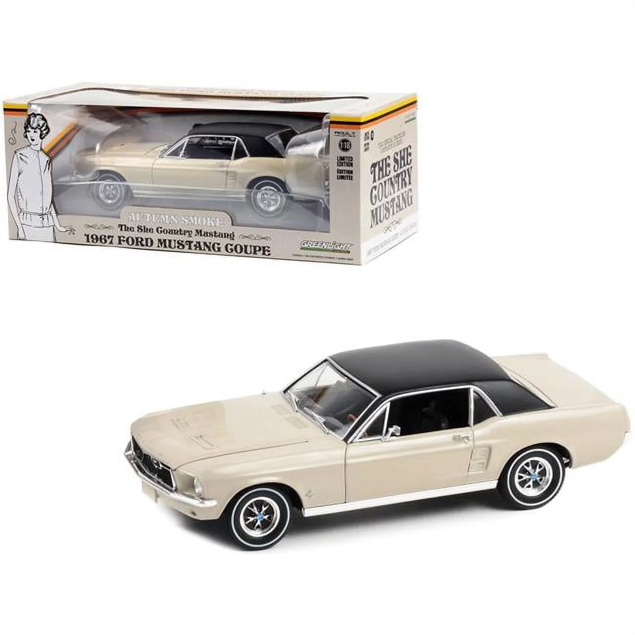 Greenlight 1:18 1967 Ford Mustang Coupe 