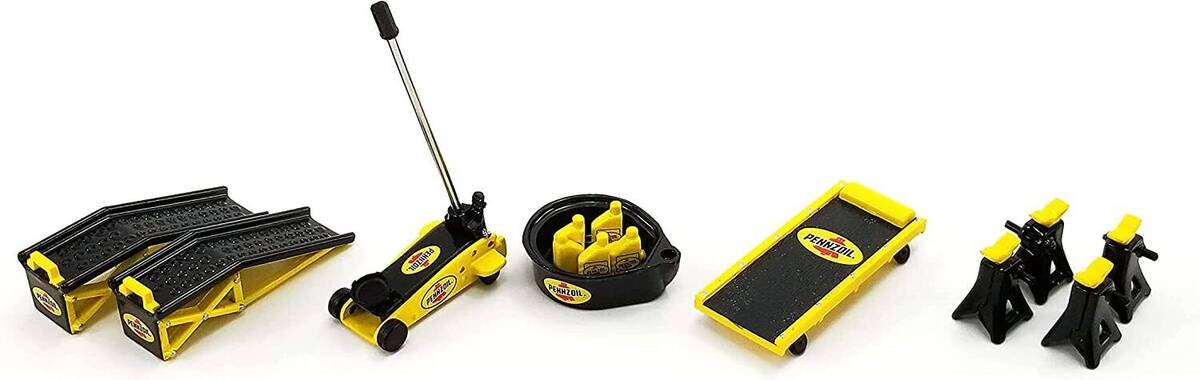 Greenlight 1:18 GMP - 1:18 GMP Shop Tool Set #2 - Pennzoil GMP-18968