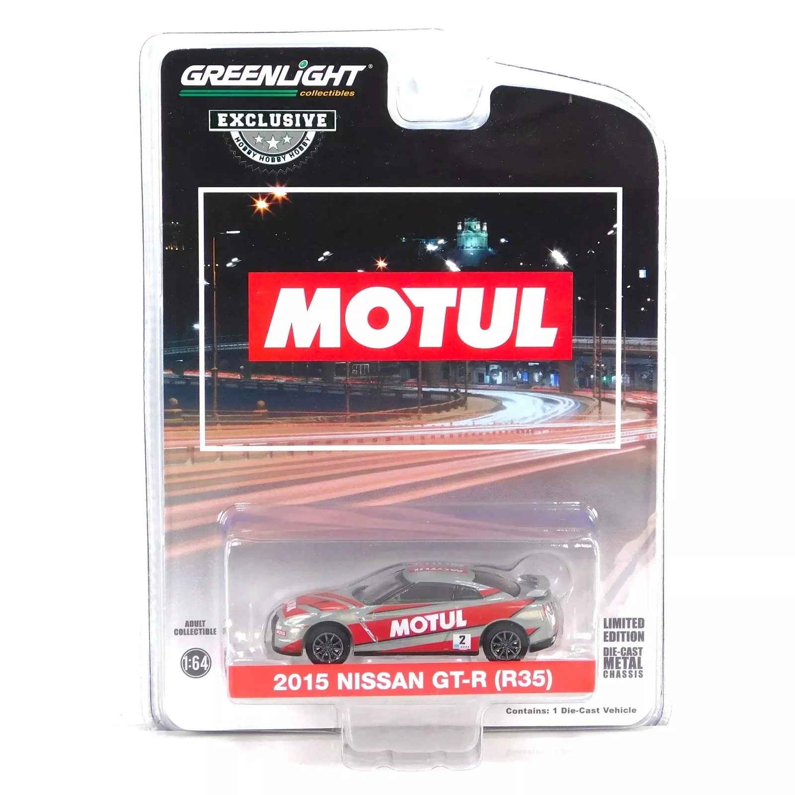 Greenlight 1/64 2015 Nissan GT-R (R35) - MOTUL 30490
