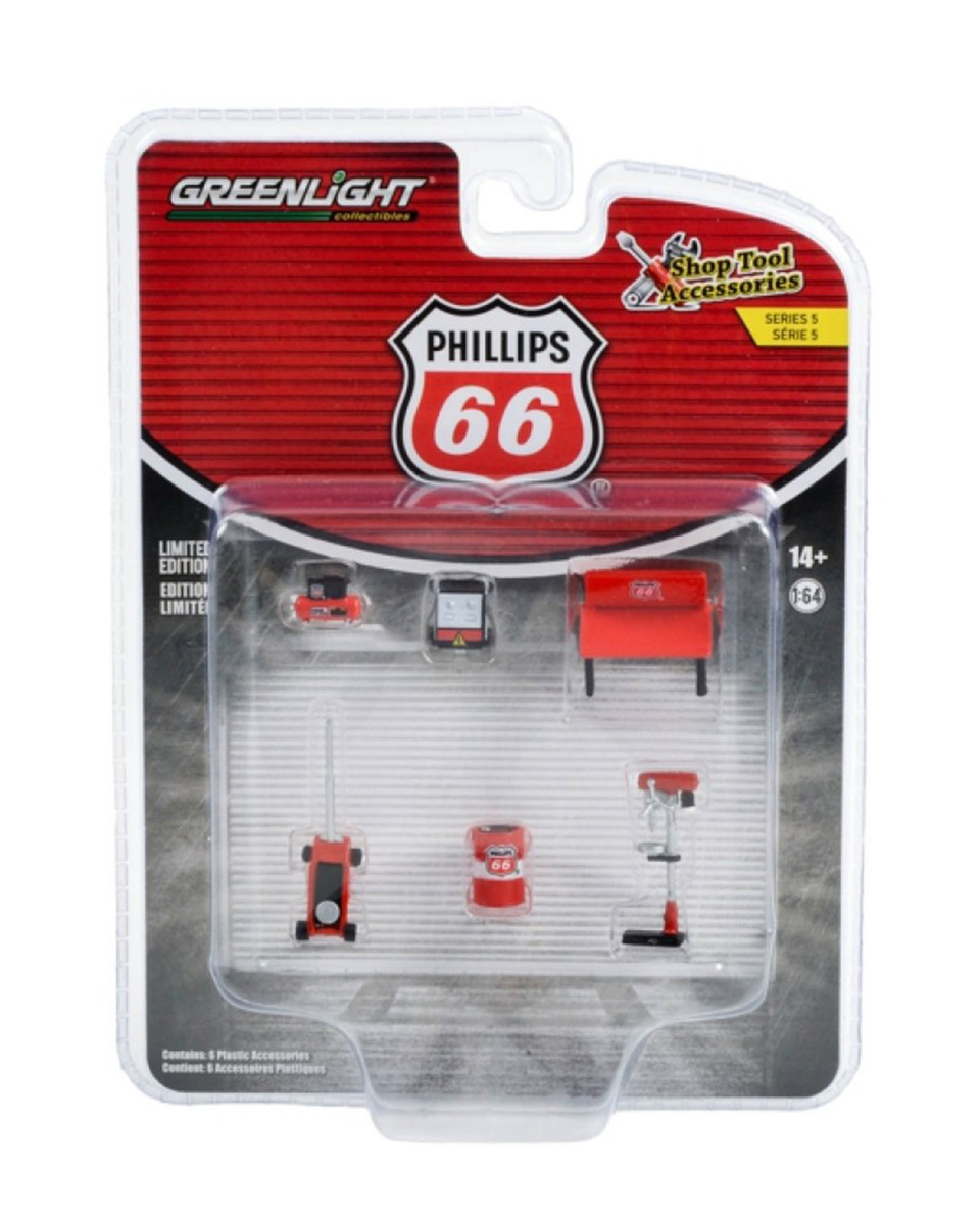 Greenlight 1:64 Auto Body Shop - Shop Tool Accessories Series -5 PHILLIPS 66 16140-B - Thumbnail