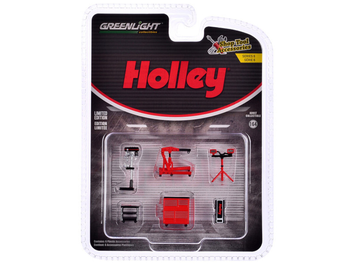 Greenlight 1/64 Auto Body Shop - Shop Tool Accessories Series 6 - Holley Solid Pack16200-A - Thumbnail