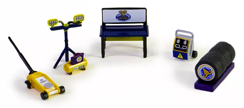 Greenlight 1/64 Auto Body Shop - Shop Tool Accessories Series 6 - Mr. Norm's Solid Pack 16200-B