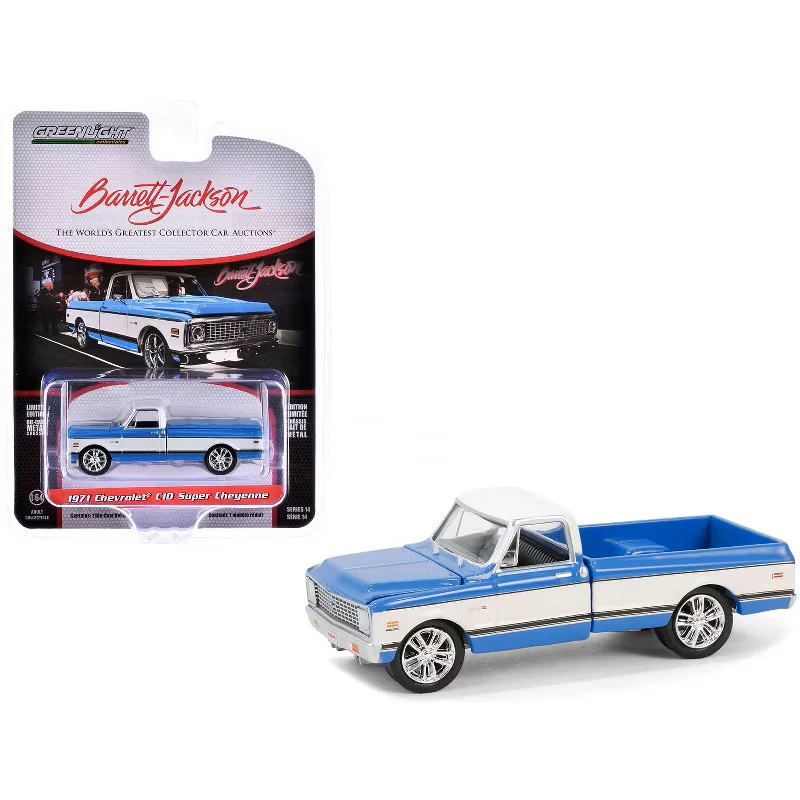 Greenlight 1/64 Barrett-Jackson Series 14- 1971 Chevrolet C10 Super Cheyenne 37310-E