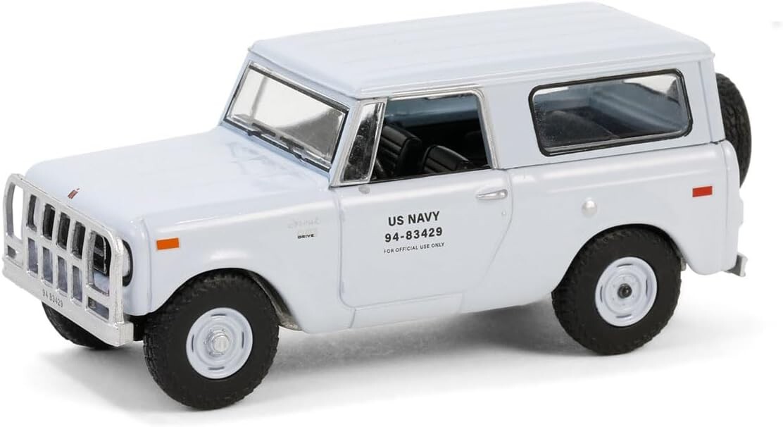 Greenlight 1/64 Battalion 64 Series 4- 1970 Harvester Scout - U.S. Navy 61040-D - Thumbnail