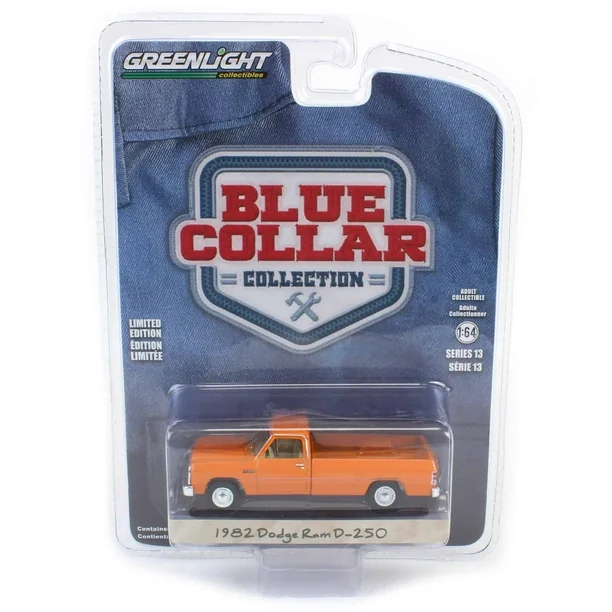 Greenlight 1/64 Blue Collar Collection Series 13- 1982 Dodge Ram D-250 Pickup 35280-C
