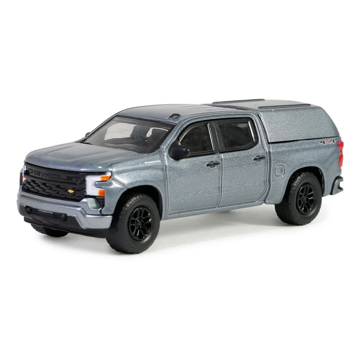 Greenlight 1/64 Blue Collar Collection Series 13- 2023 Chevrolet Silverado 1500 Custom Pickup Camper 35280-F - Thumbnail