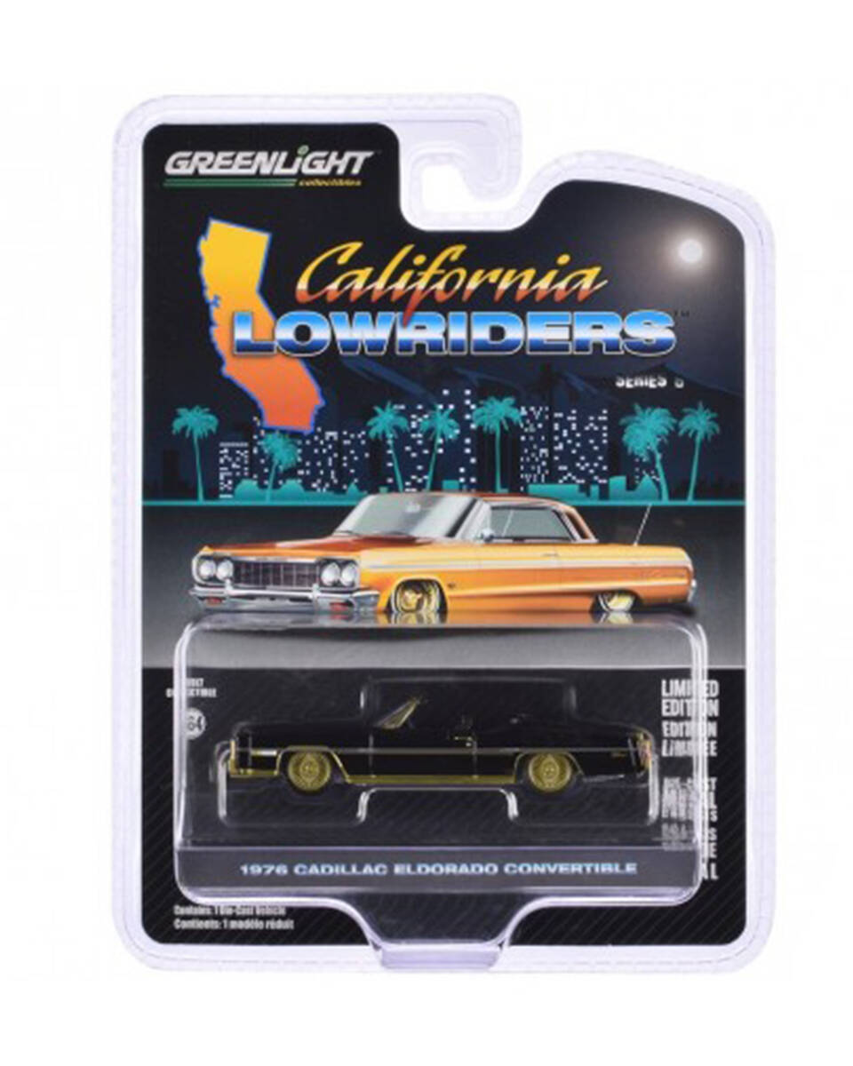 Greenlight 1/64 California Lowriders Series 6- 1976 Cadillac Eldorado Convertible 63070-F