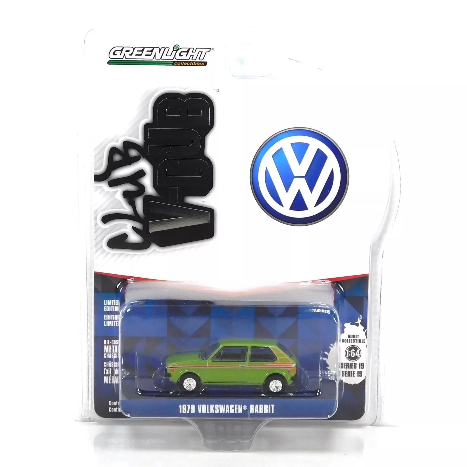 Greenlight 1/64 Club Vee-Dub Series 19- 1979 Volkswagen Rabbit 36100-E