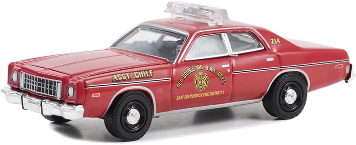 Greenlight 1/64 Fire & Rescue Series 4- 1976 Plymouth Fury 67050-B - Thumbnail