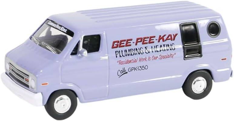 Greenlight 1/64 Garbage Pail Kids Series 6 - Overkill Kevin - 1976 Dodge B-100 Van Solid Pack 54100-D