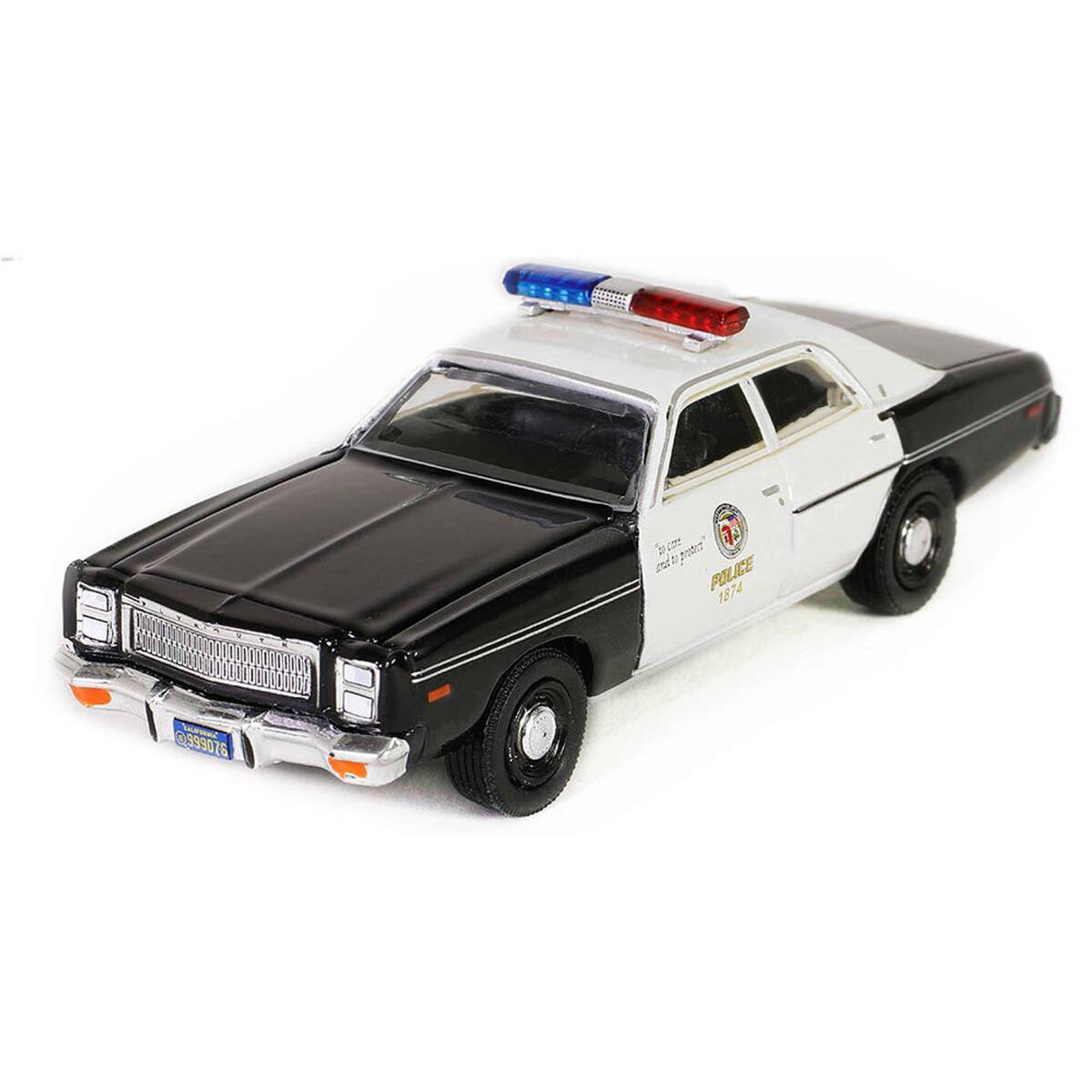 Greenlight 1/64 Hollywood Series 41- 1977 Plymouth Fury Metropolitan Police - The Terminator (1984) 62020-A