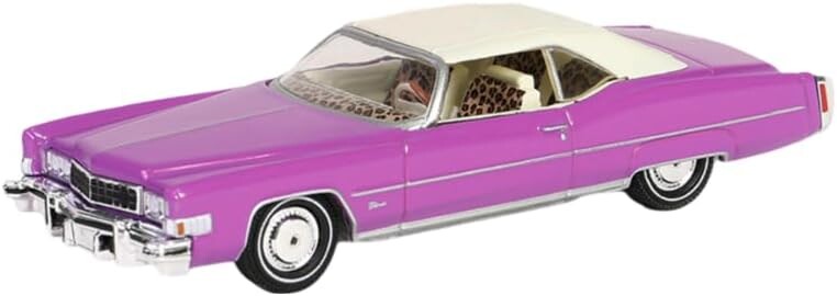 Greenlight 1/64 Hollywood Series 41- Clarence and Alabama 1974 Cadillac Eldorado Convertible (Top Up) - True Romance (1993) 62020-B - Thumbnail