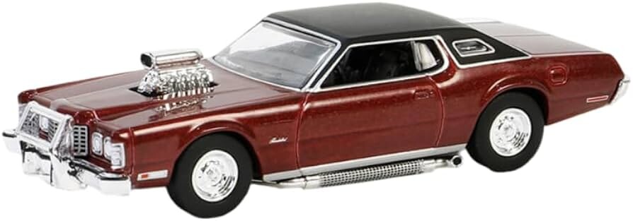 Greenlight 1/64 Hollywood Series 41- T-Bird’s 1973 Ford Thunderbird with Supercharger - The Crow (1994) 62020-D - Thumbnail