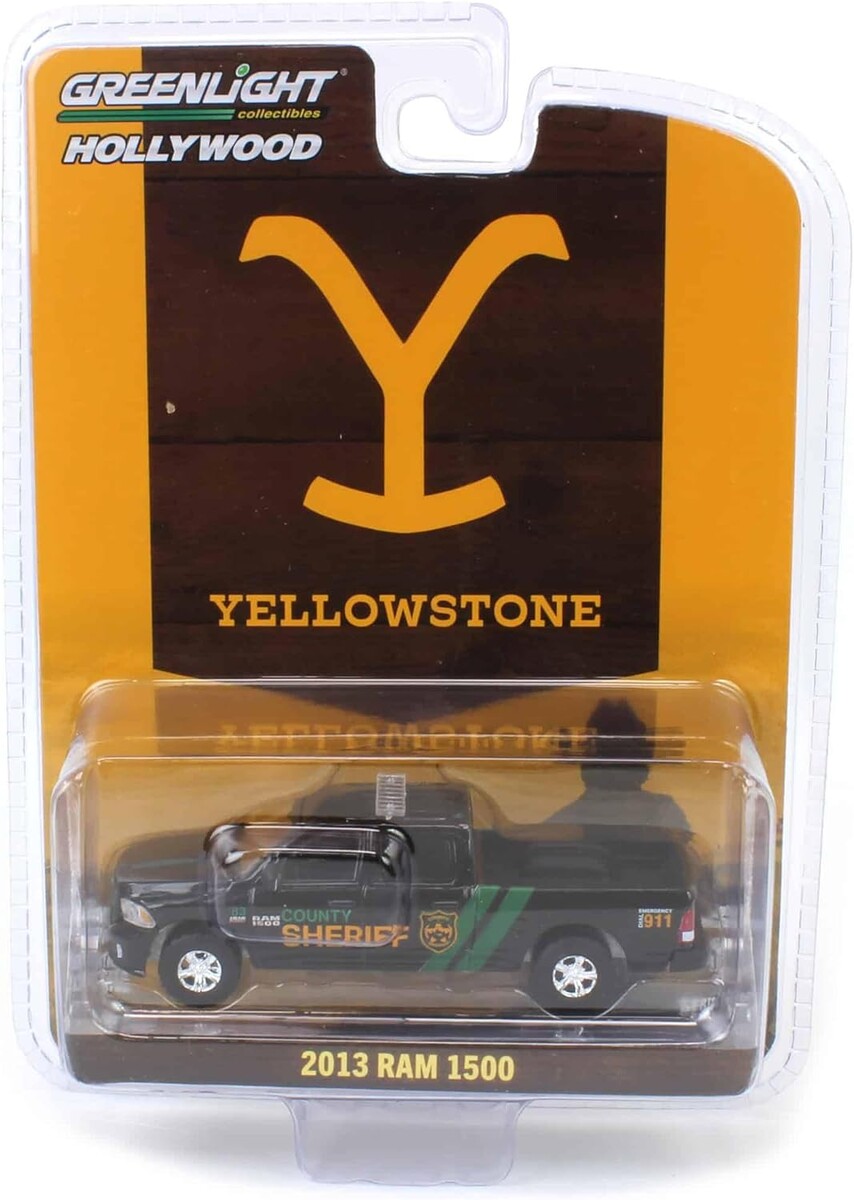 Greenlight 1/64 Hollywood Series 42- Yellowstone 2013 Ram 1500 62030-A - Thumbnail