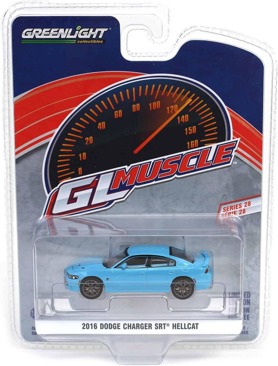 Greenlight 1/64 Muscle Series 28- 2016 Dodge Charger SRT Hellcat 13350-D