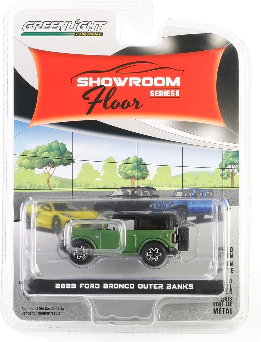 Greenlight 1/64 Showroom Floor Series 5- 2023 Bronco Outer Banks 68050-E - Thumbnail